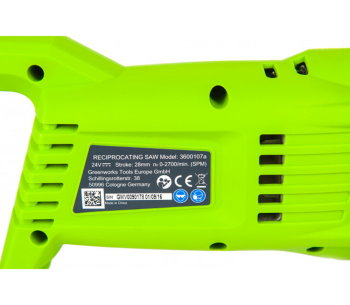 Fierăstrău sabie cu acumulator (fără bat) Greenworks G24RS 24V photo 0