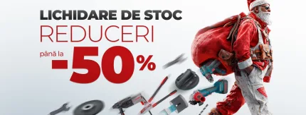 Lichidare  de stoc cu reduceri de pina la 50%