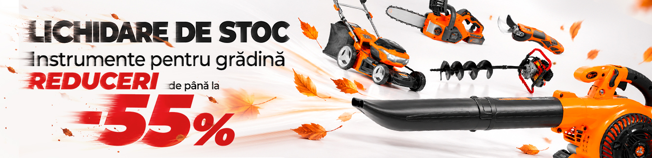 Lichidare de stoc scule de gradina de pina la - 55%