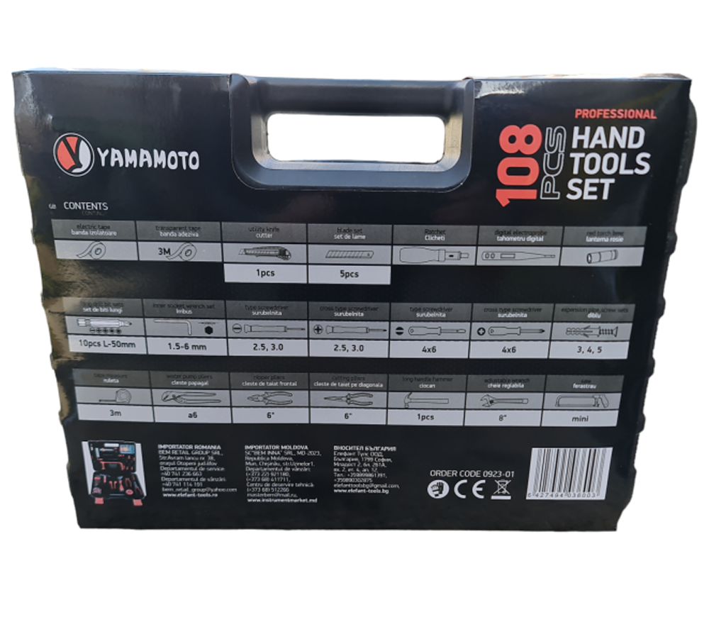 Set scule manuale Yamamoto YM-108-2 108unit.-4