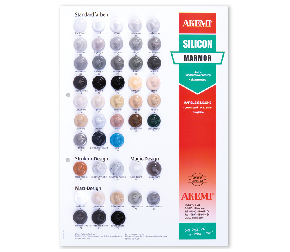 Silicon AKEMI Marble 40221-505 Cauciuc siliconic 0.31 L Gri-2