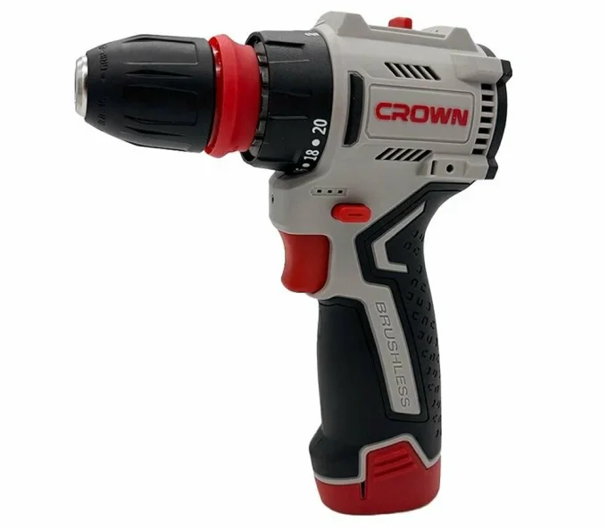 Шуруповёрт аккумуляторный CROWN CT21129HQX-2 BMC 12 В 2 Ач-5
