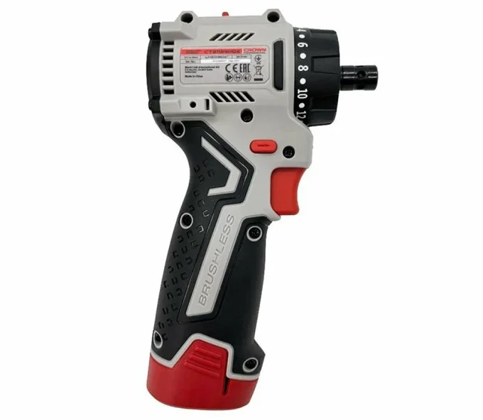 Шуруповёрт аккумуляторный CROWN CT21129HQX-2 BMC 12 В 2 Ач-7