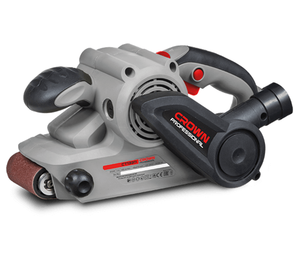 Шлифмашины ленточные CROWN CT13311 810 вт 76 мм