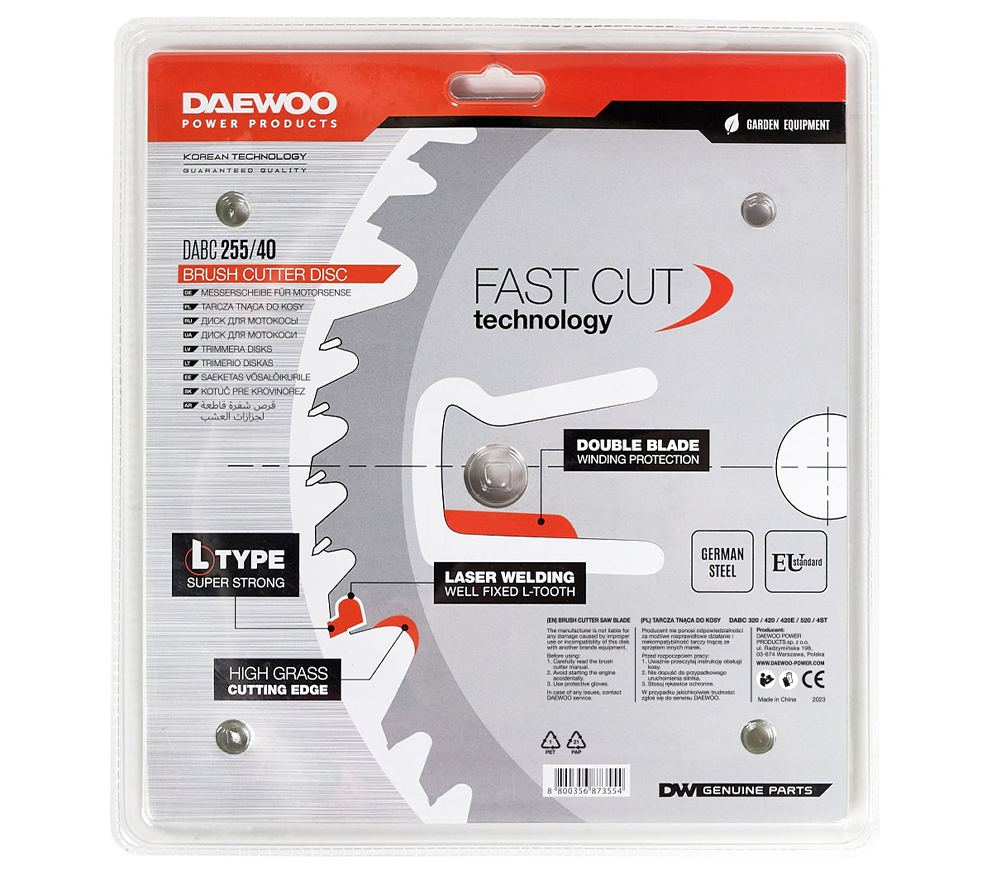 Disc pentru trimmere DAEWOO DABC 255/40 255 mm-6