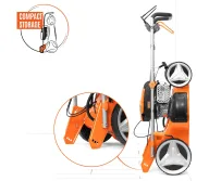 Mașini de tuns gazonul cu benzină DAEWOO DLM 55SP 510 mm 3.8 cp-9