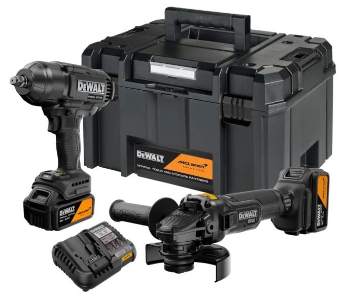 Набор аккумуляторных инструментов DEWALT DCK2225MP2T-QW McLaren Limited Edition-1