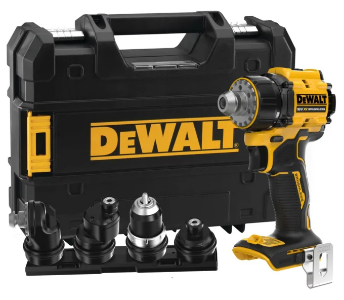 Шуруповёрт аккумуляторный (без АКБ) DEWALT DCD803NT-XJ Multi-Head 18 В-1