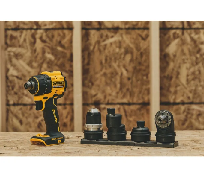 Шуруповёрт аккумуляторный (без АКБ) DEWALT DCD803NT-XJ Multi-Head 18 В-8