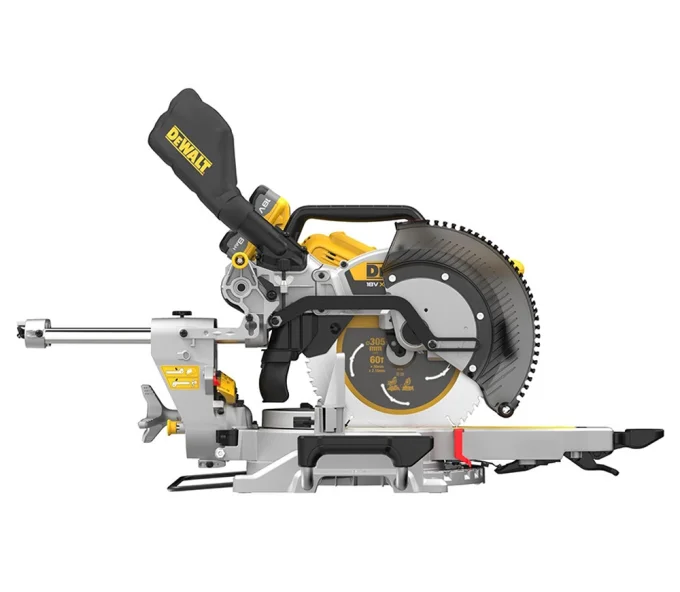 Fierăstrăг circular pentru tăieri înclinate cu acum. 18 V 8 Ah DEWALT DCS782XW2-QW 1600 w 305 mm-4
