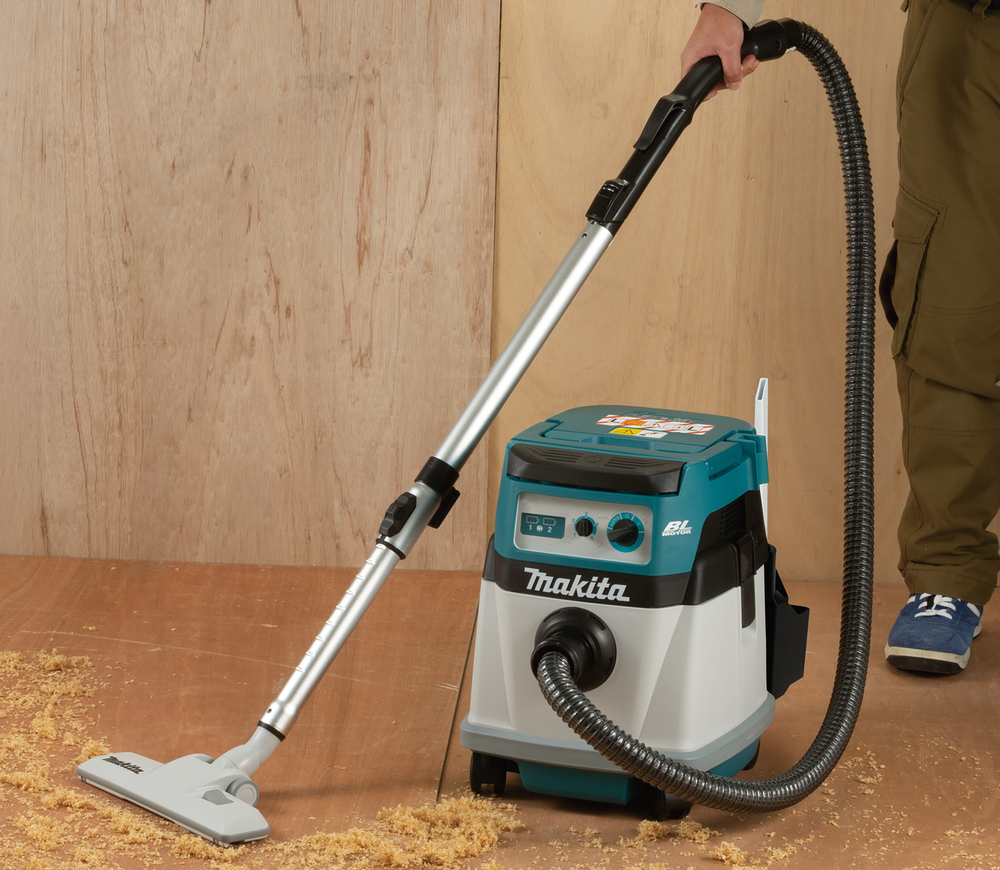 Aspiratoar industrial cu accumulator (fără bat) MAKITA 2x18 V DVC155LZX2 110 mbar 15 L-2