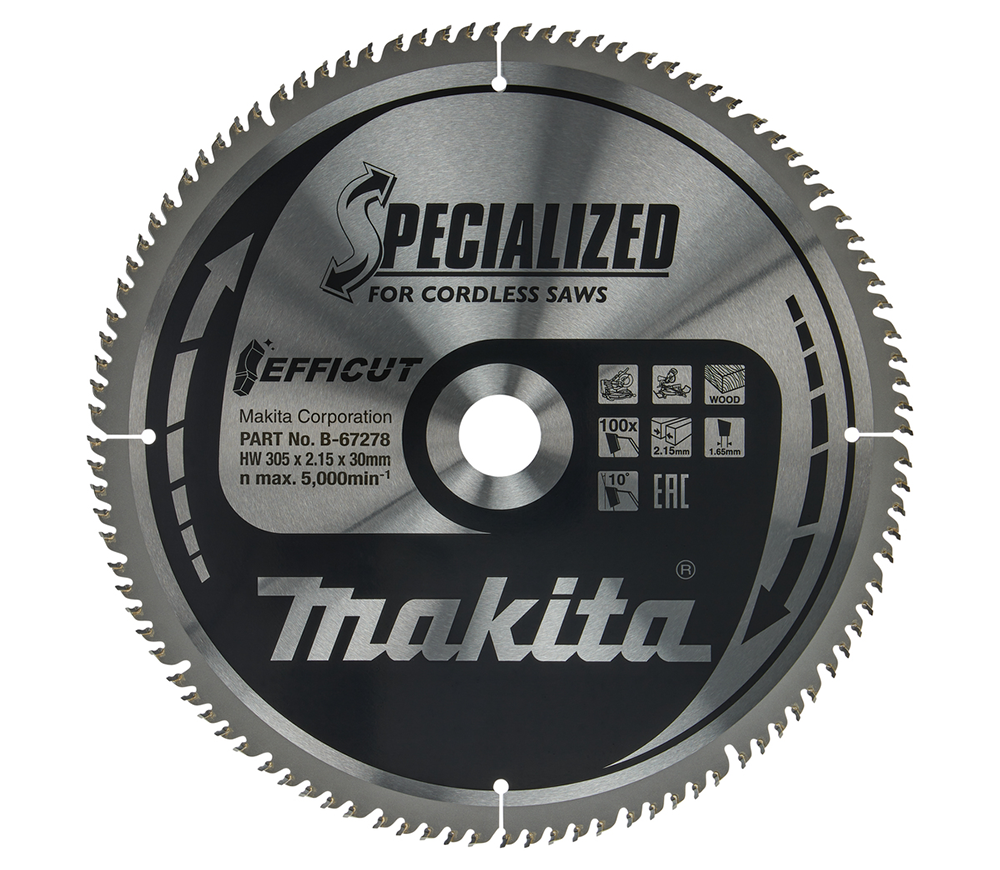 Disc pentru fierastraie electrice MAKITA B-67278 305 mm 2.15 mm Lemn