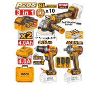 Set de unelte cu acumulator INGCO CKLI20358-1