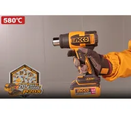 Фен строительный аккум. (без АБК) INGCO HGLI2008 500 вт 580 °C-7