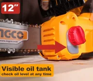Fierăstrău cu lanț cu acumulator (fără bat) INGCO CGSLI20126 300 mm 20 V-5