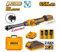 Cheie cu clichet fără fir INGCO CDRLI2065292 20 V 2 Ah 65 Nm-2
