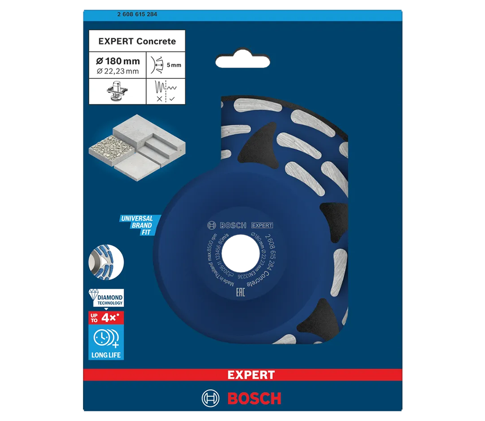 Disc de șlefuit beton BOSCH EXPERT Concrete Diamond 180 mm-2