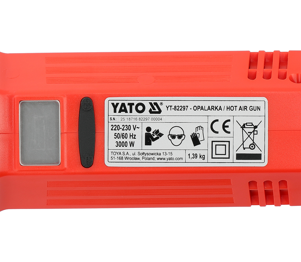 Suflantă de aer cald YATO YT82297 3000 w 600 °C-7