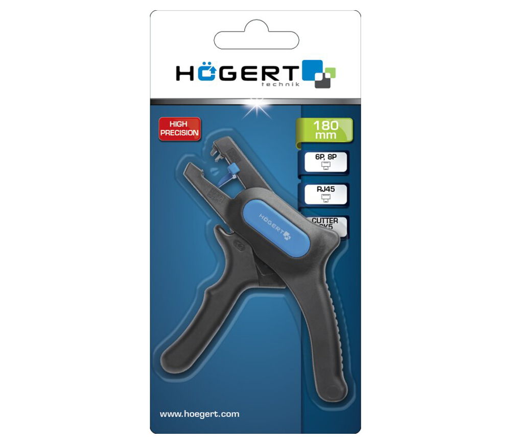 Клещи для снятия изоляции HOEGERT HT1P187-3