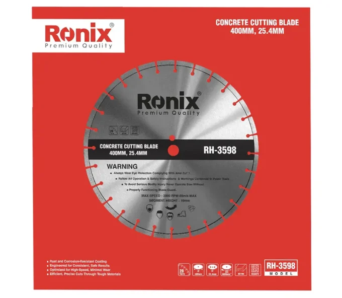 Алмазный отрезной диск RONIX RH-3598 400 мм Сегментированный Бетон-4