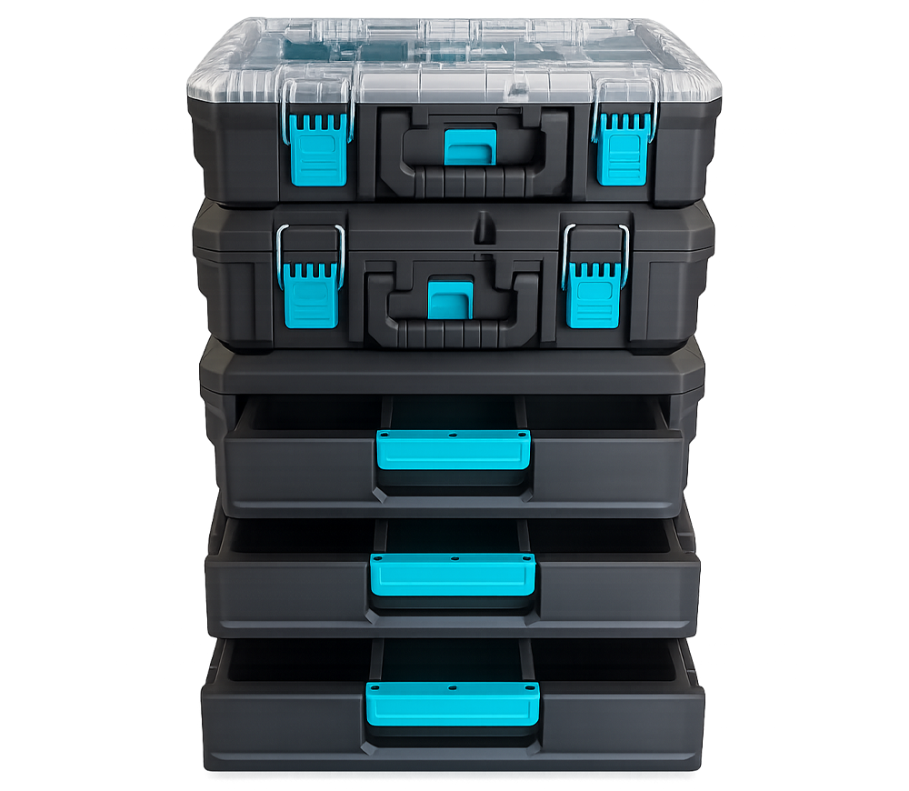 Set de cutii pentru scule BIHUI BPG33 Plastic-3