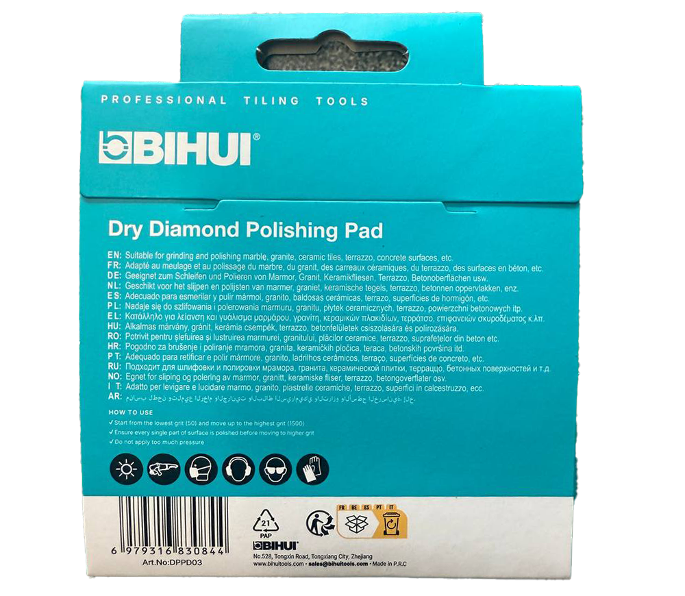 Disc de șlefuit cu almaz flexibil BIHUI CLASSIC DPPD03 100 mm P200-3