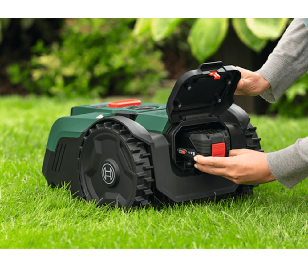 Robot de tuns gazonul cu acumulator BOSCH VISIMOW18V-200 18 V 5 Ah-6
