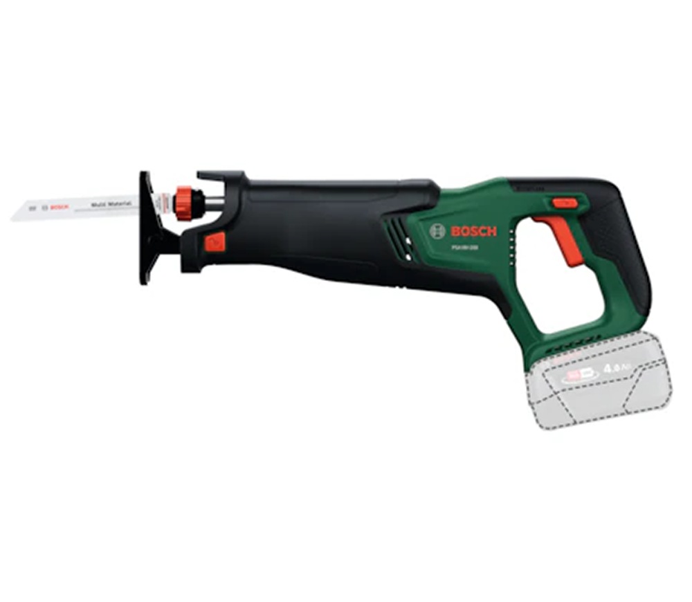 Fierăstrău sabie cu acumulator (fără bat) BOSCH PSA18V-200 18 V-2