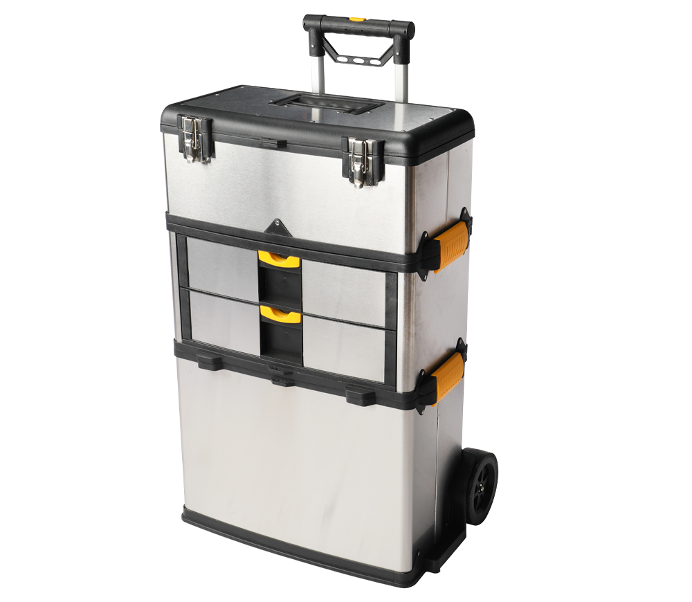 Cutie pentru scule cu 3 nivele HOTECHE 490020 Aluminiu, ABS-plastic
