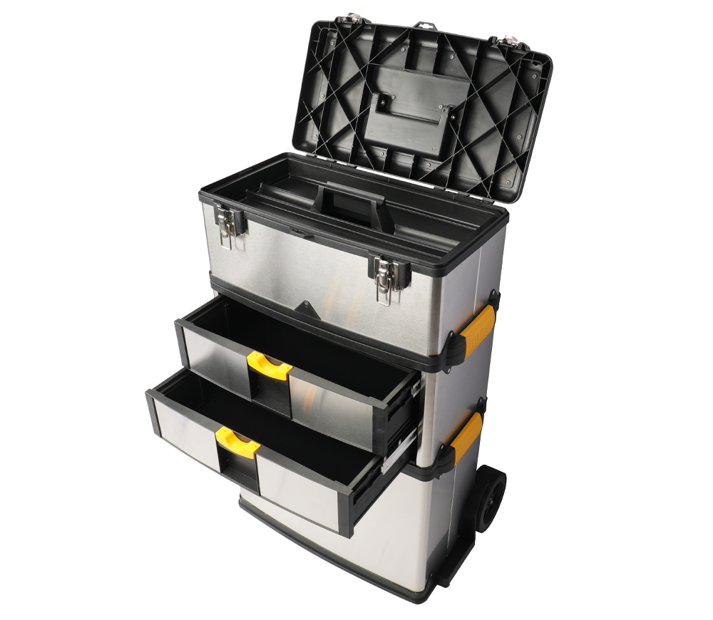 Cutie pentru scule cu 3 nivele HOTECHE 490020 Aluminiu, ABS-plastic-2
