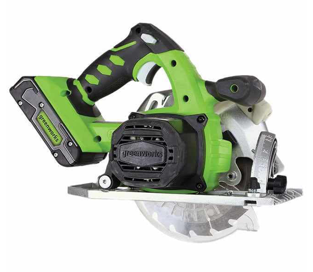 Fierăstrău circular cu acumulator (fără bat) Greenworks G24CS 165 mm 24 V-4