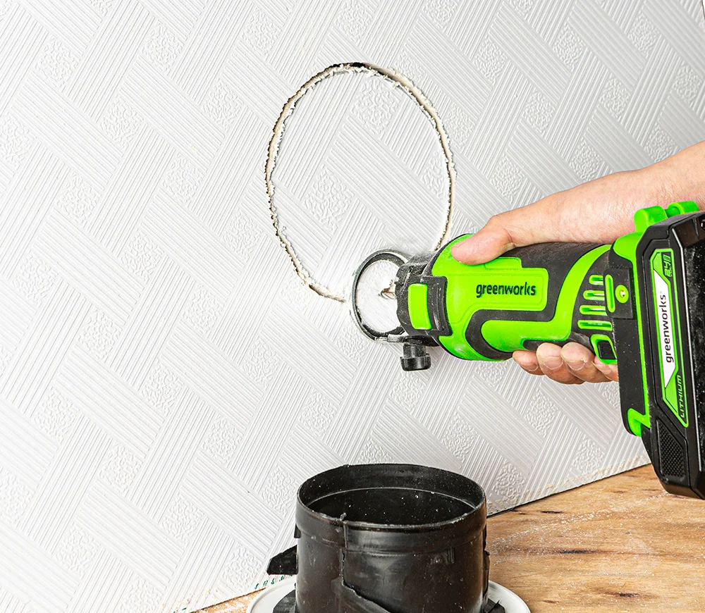 Fierăstrău rotativ cu acumulator (fără bat) Greenworks G24SS 24 V-3