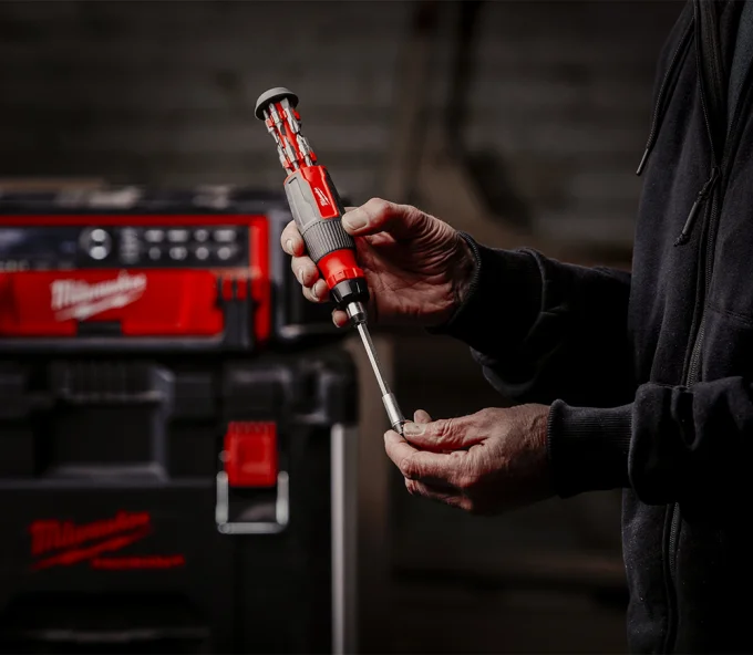 Set biți MILWAUKEE Ratchet Multi-Bit Screwdriver SL, PH, TX, HEX, PZ-5