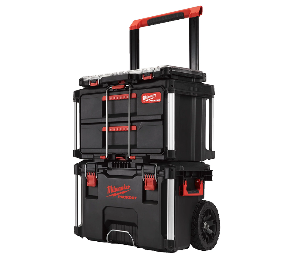 Cutie pentru scule cu 3 nivele MILWAUKEE PACKOUT STARTER SET 2 ABS-plastic