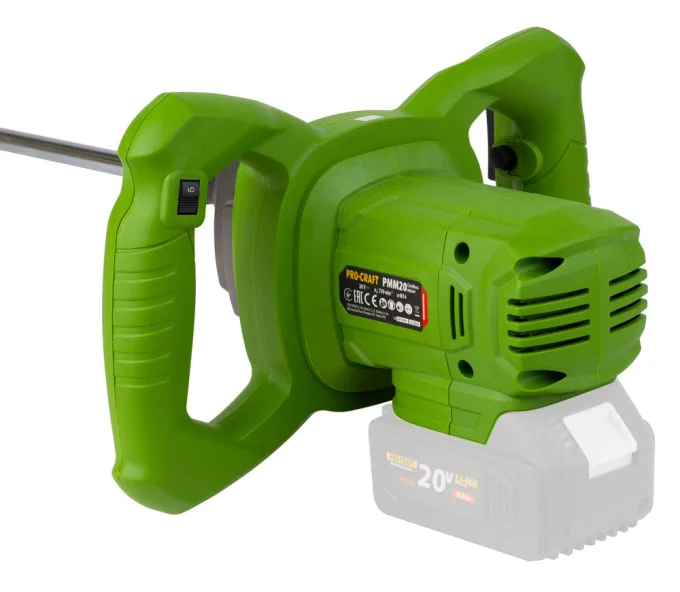 Mașină de amestecat mortar cu acumulator (fără bat) ProCraft PMM20 20 V-7