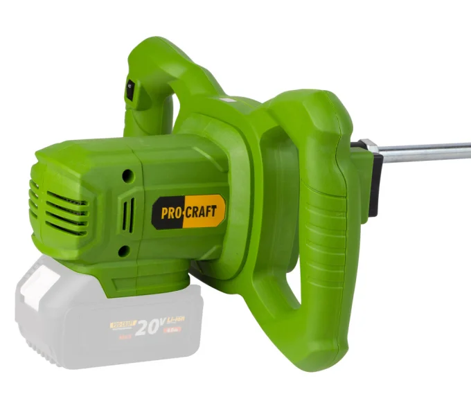 Mașină de amestecat mortar cu acumulator (fără bat) ProCraft PMM20 20 V-8