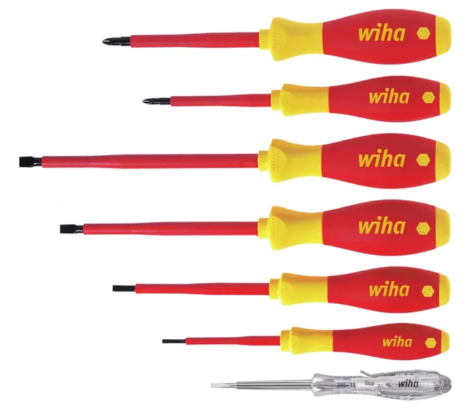 Набор отверток электрика 7 шт WIHA W008345-1