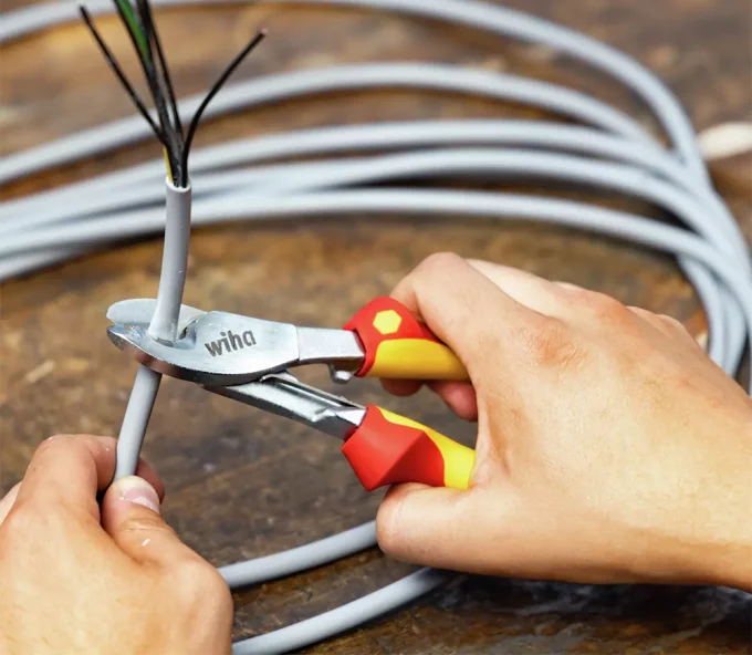 Clești tăietori pentru cabluri WIHA W436605 180 mm-2
