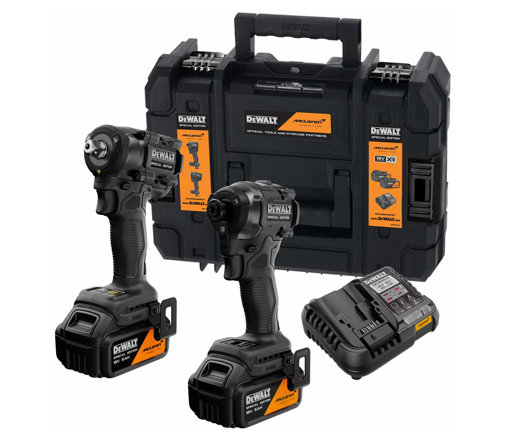 Набор аккумуляторных инструментов McLaren Limited Edition DEWALT DCK2224MP2T-QW