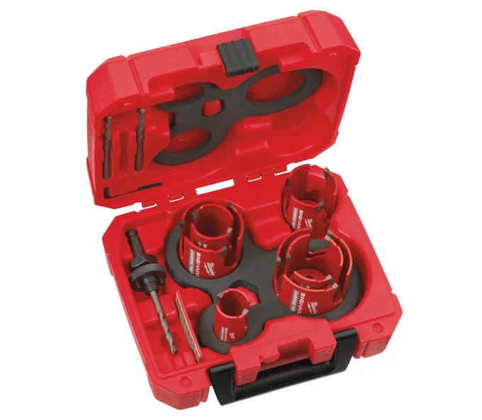 Set carote multimaterial MILWAUKEE BIG HAWG 35, 68, 76, 57, 51, 44 mm-1