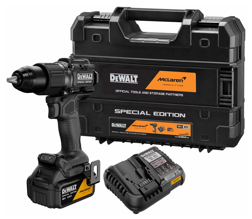 Шуруповёрт аккумуляторный ударный DEWALT DCD86MM1T-QW 18 В 4 Ач