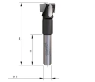 Freză pentru balamale MILWAUKEE Rtr B. S8 15 mm-2