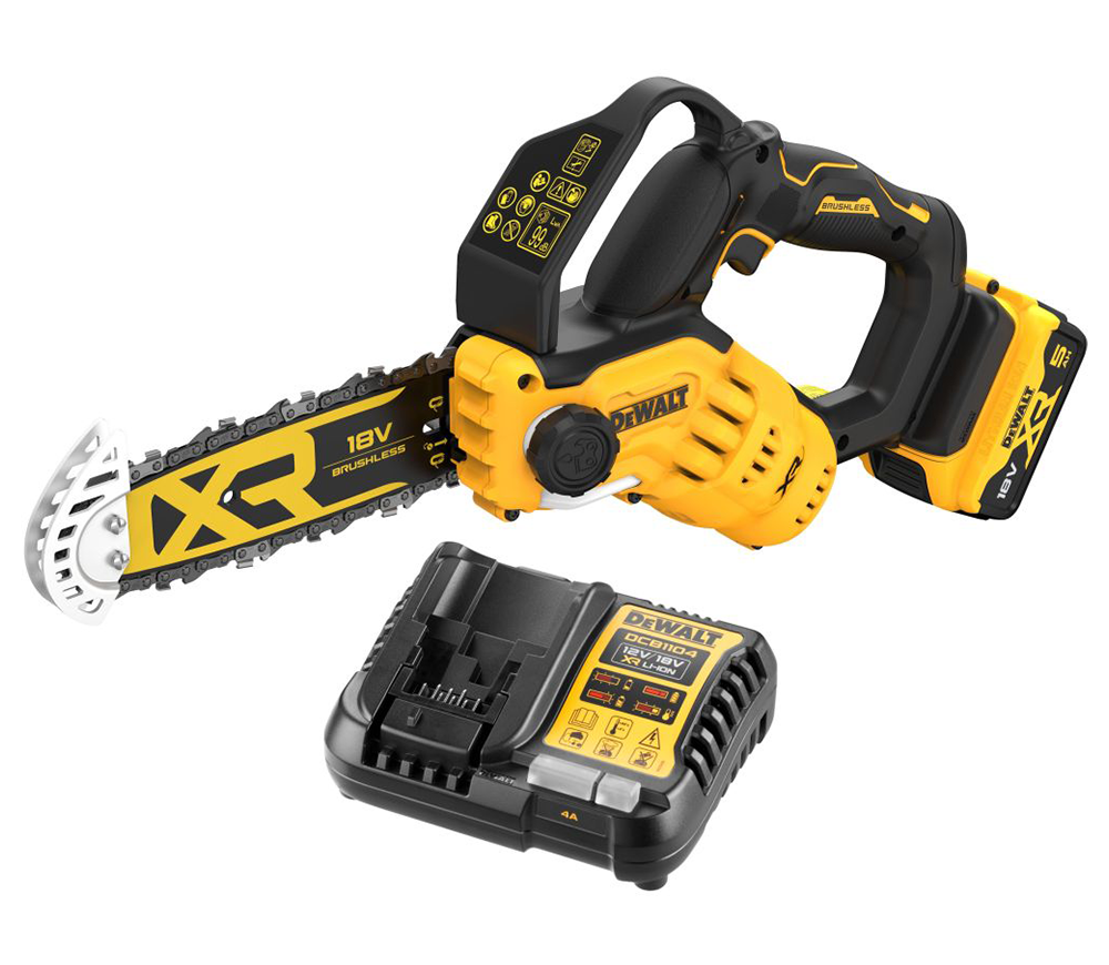 Цепная пила аккумуляторная DEWALT DCMPS520P1-QW 200 мм 18 В 5 Ач