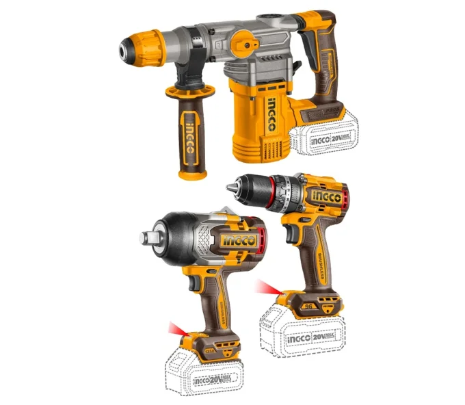 Set de unelte cu acumulator INGCO COSLI250281-1