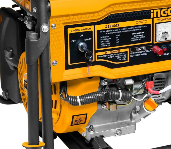 Электрогенератор INGCO GE55003 5.5 квт Бензин AVR-2