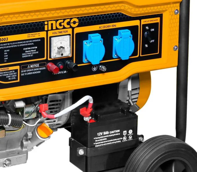 Электрогенератор INGCO GE55003 5.5 квт Бензин AVR-3