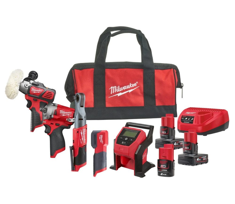 Набор аккумуляторных инструментов MILWAUKEE M12 FPP5A-423B