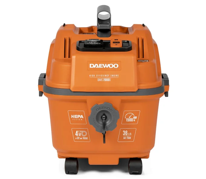 Aspirator industrial DAEWOO DAVC 2000S 1500 w 250 mbar 20 L-13