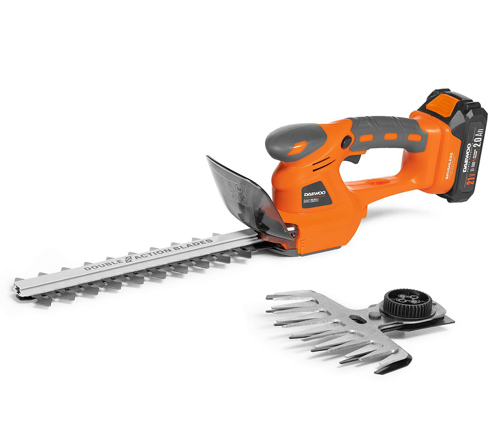 Кусторез аккумуляторный DAEWOO DAHT 2521Li SET 250 мм 21 В 2 Ач