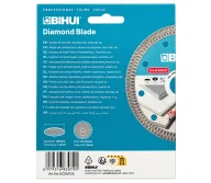 Disc de tăiat cu diamant BIHUI DCEM125 12 mm Turbo Ceramică, Gresie porțelanată-3